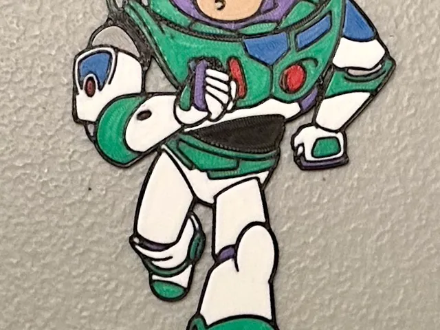 Multicolor Buzz Lightyear Magnet