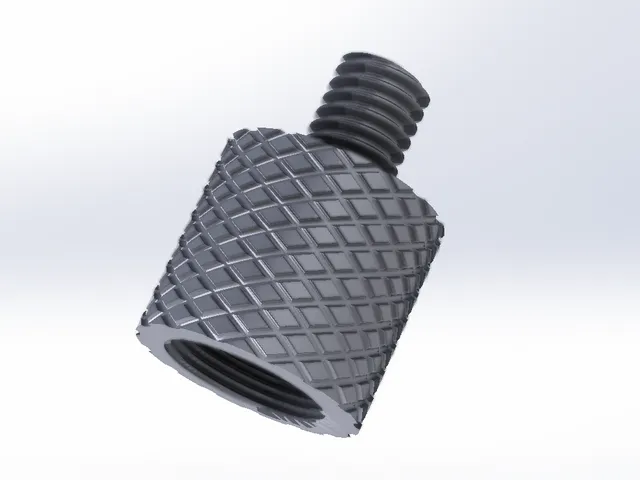 Microphone stand adapter - 5/8 inch female - 3/8 inch male