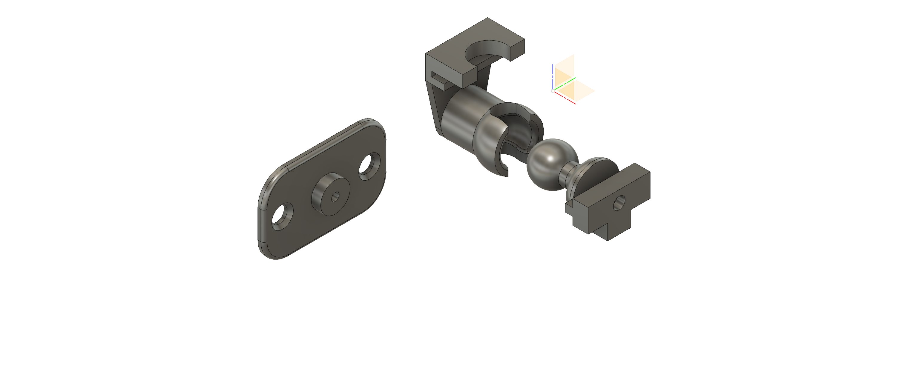 Articulated mount Ikea Tradfri motion sensor (PIR E1525/E1745) by