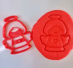 Angel cookie cutter