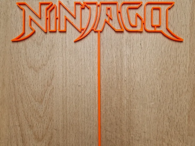 Lego Ninjago cake topper
