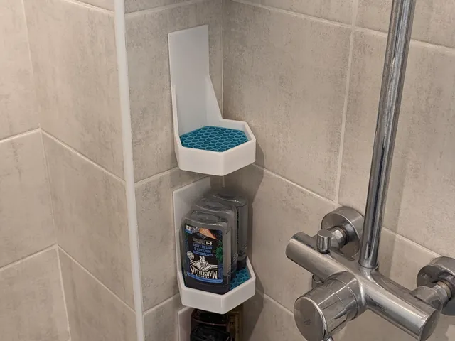 Shower Gel / Shampoo Holder - symmetrical grid