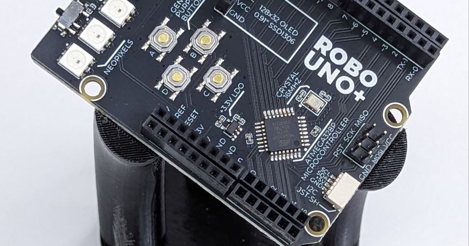 Arduino UNO / Robo UNO+ Stands by ROBO | Download free STL model ...