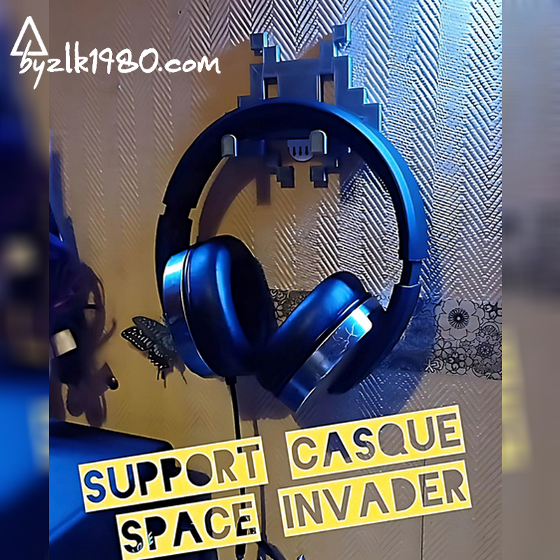 SUPPORT CASQUE SPACEINVADER