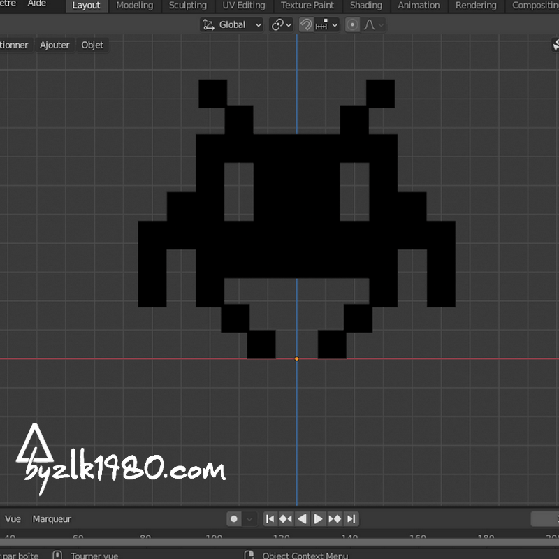 Miniatura 3 do modelo 3D SUPPORT CASQUE SPACEINVADER