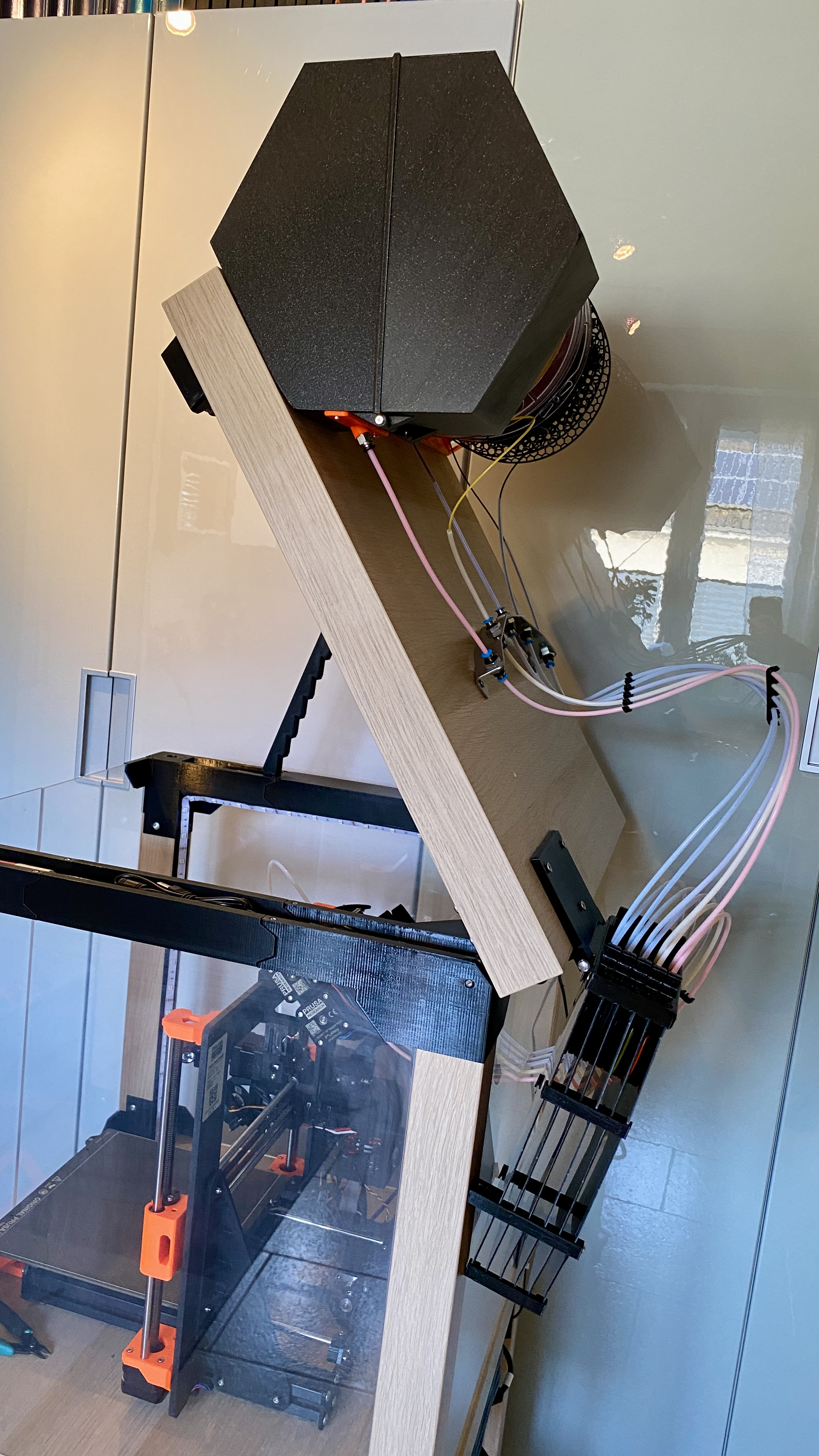MMU3 Puffer Implementierung am Printer Enclosure V2