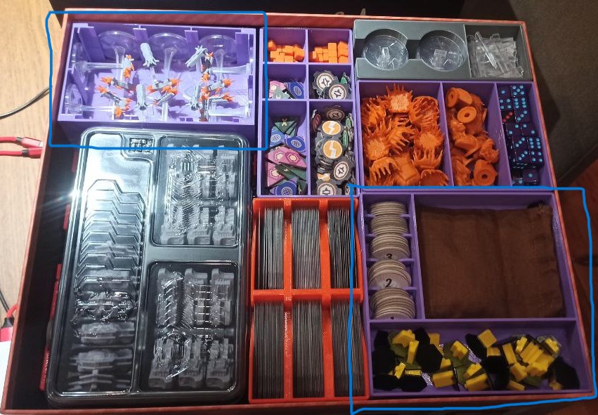 Vodfall Galactic Insert - Minis Tray + Tokens Remix