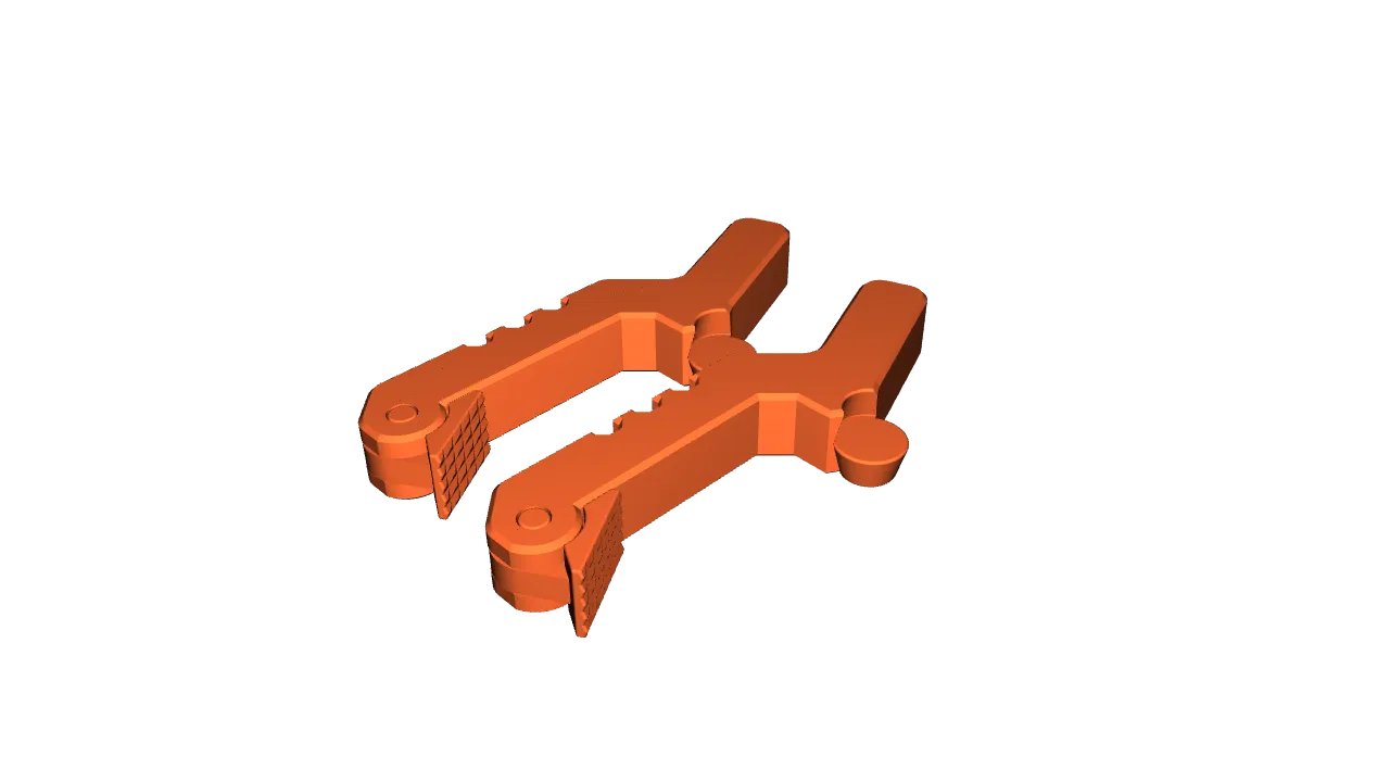 Large opening clamp clip by dx29 | Download free STL model