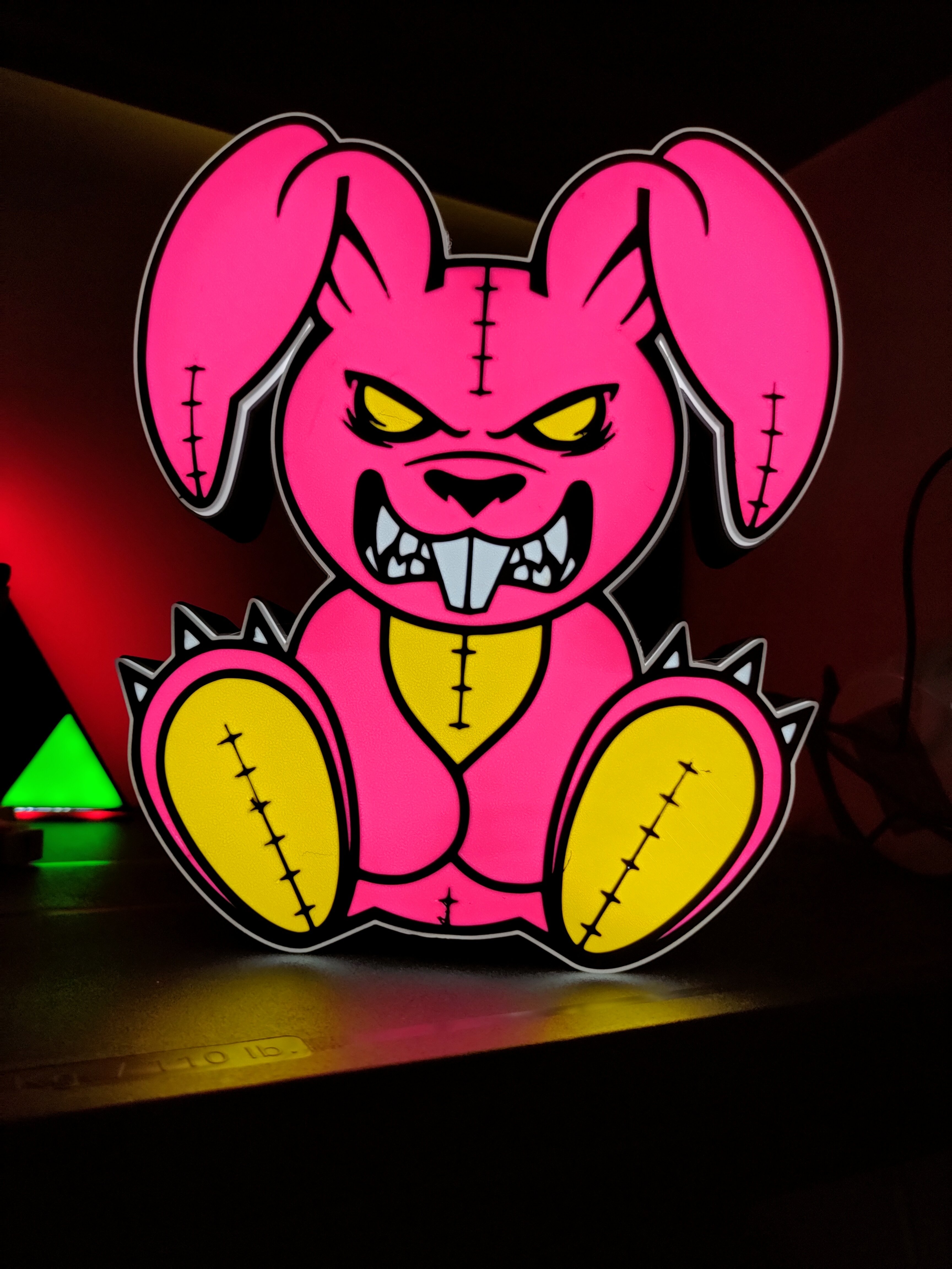 Horror Bunny Light Box