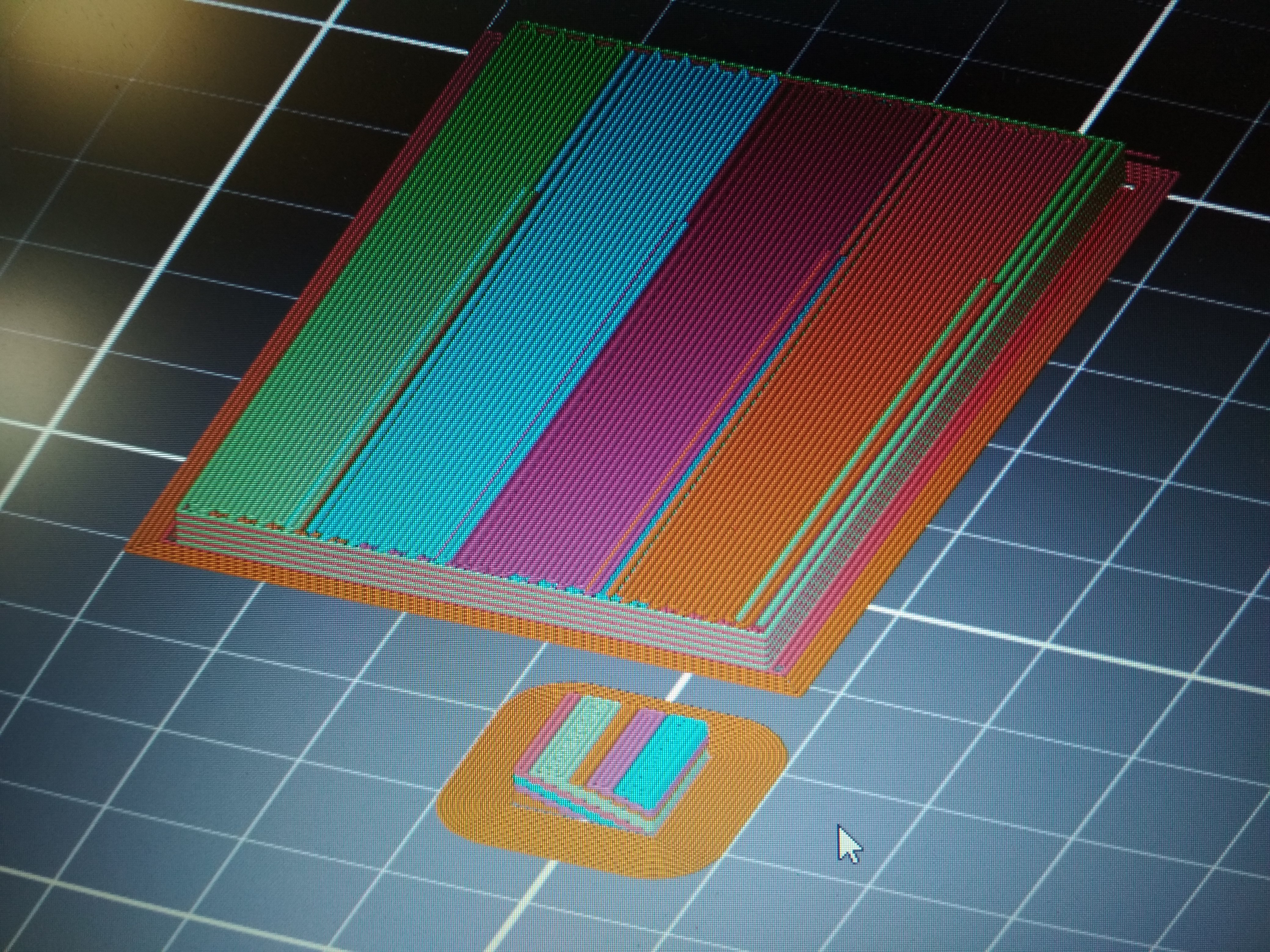 MMU Test of changing filaments