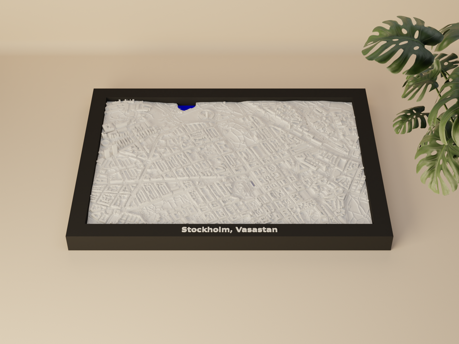 Stockholm, Vasastan, Sweden - 3D Miniature