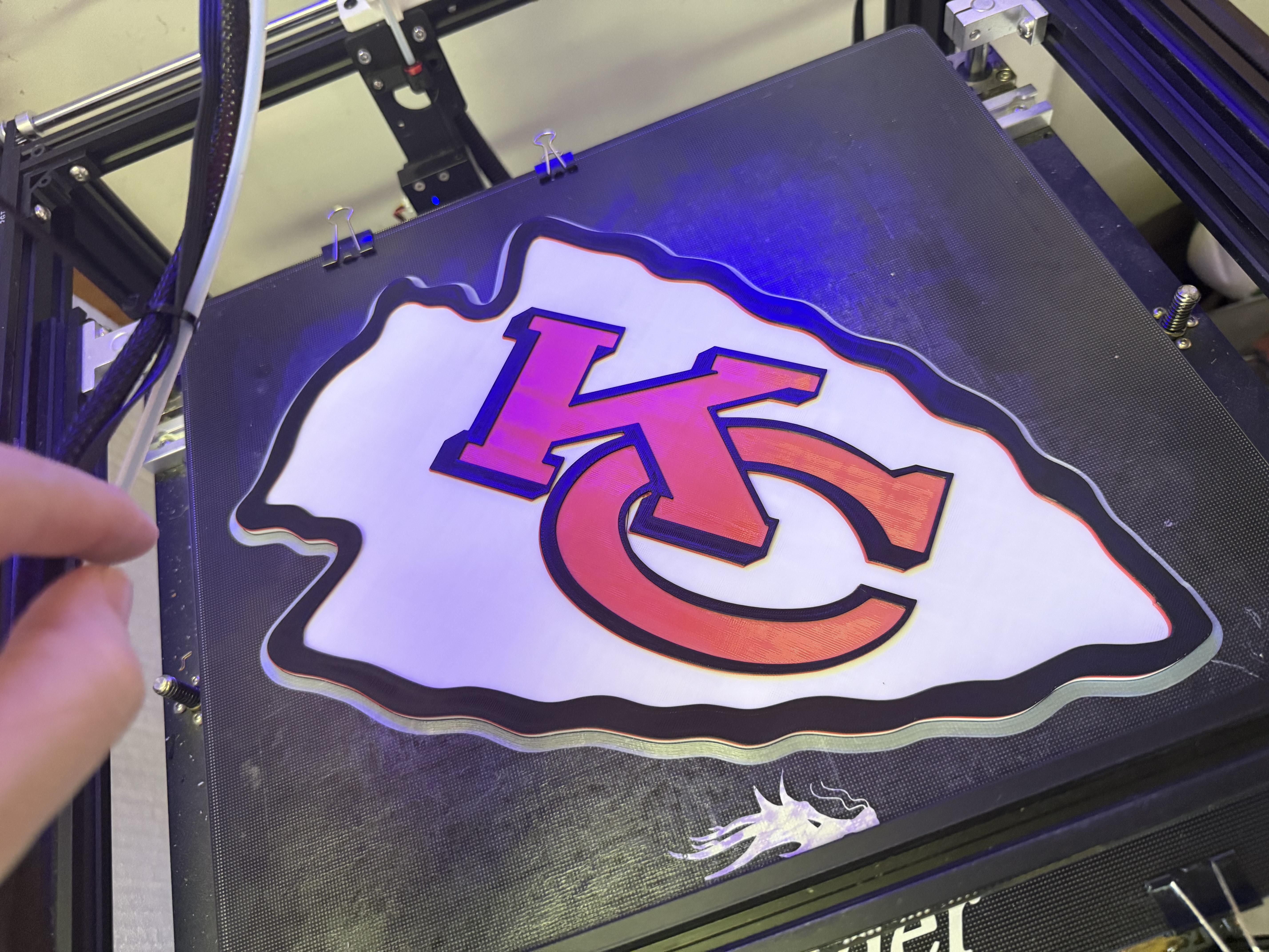 Kansas City Chiefs Logo Sign