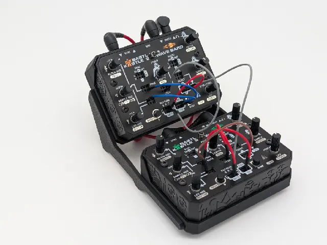 Rack for two Kastle2 Synths