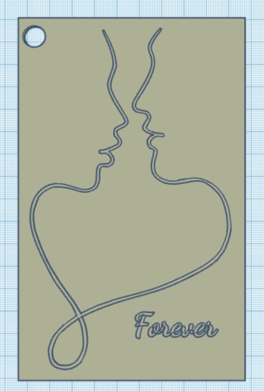 Couples Keychain