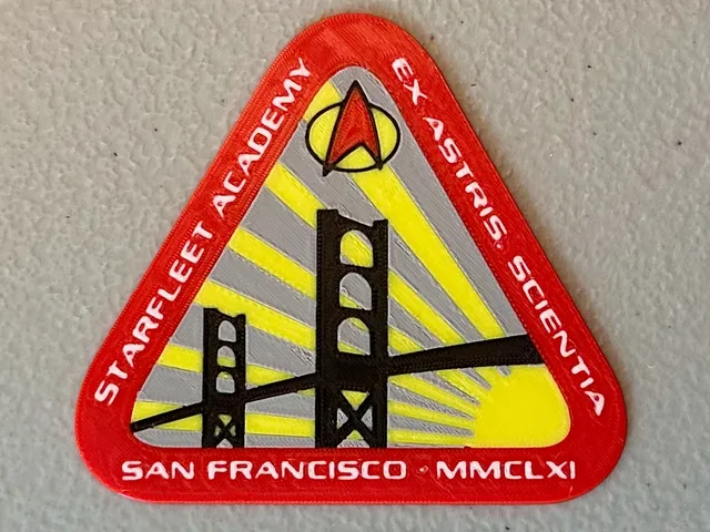 Multicolor Starfleet Academy Logo Magnet