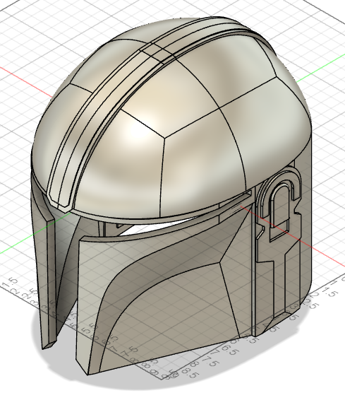 the mandalorian's helmet