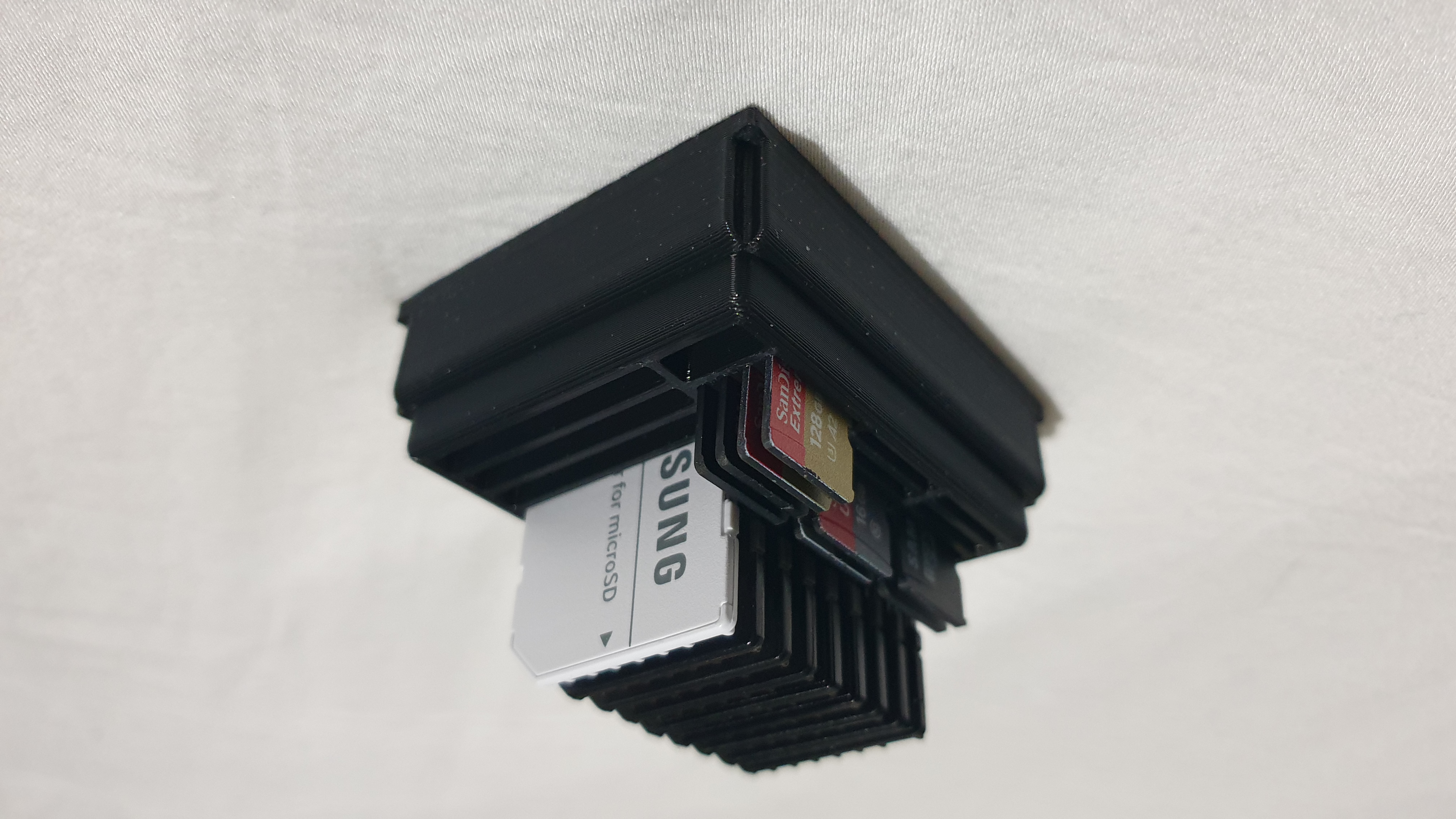 12 SD and 12 MicroSD Card Holder by Kyle Ireland