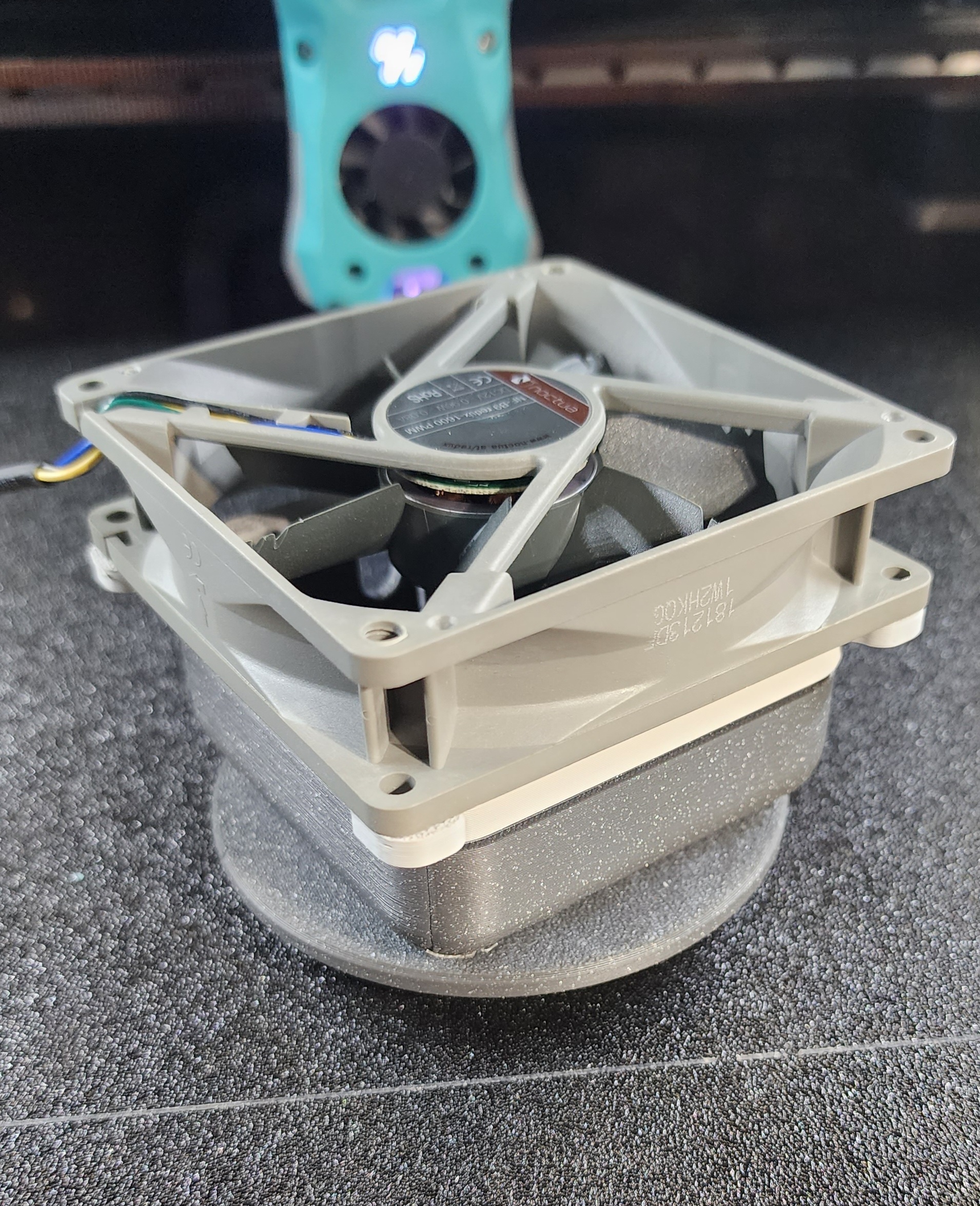 92mm HotBox Exhaust Fan Adapter by ryzenchr Download free STL model