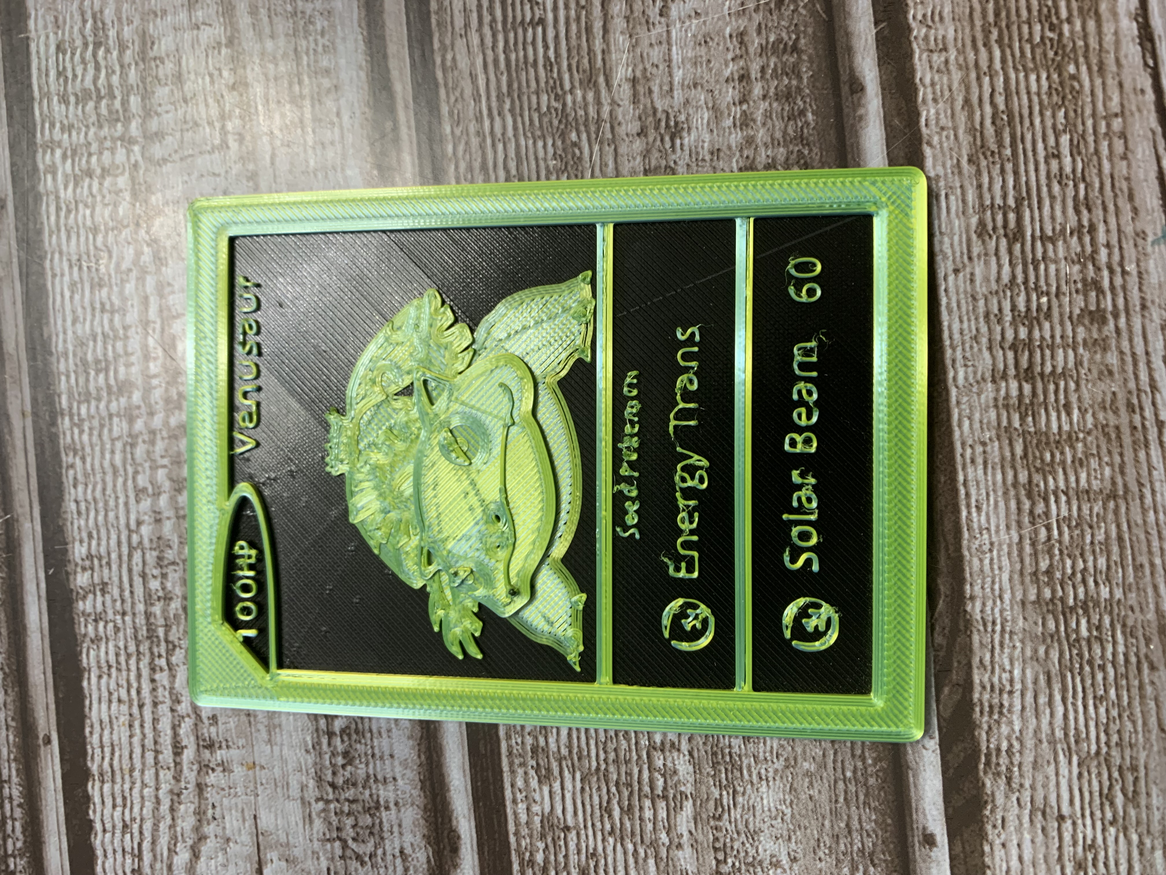NEW Venusaur Pokecard