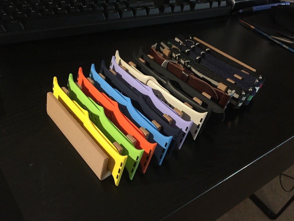 Apple Watch Band Holder by Traincrossin Download free STL model