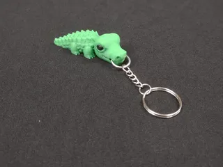 Alligator Chip Clip by fl_mike, Download free STL model