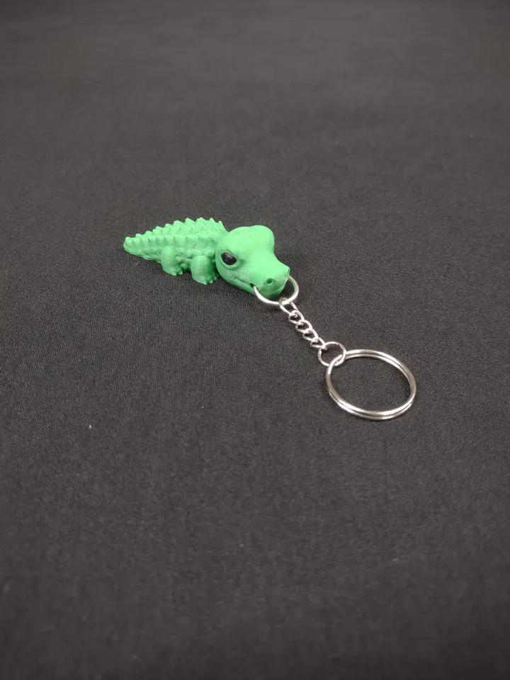 Gator Keychain by Built_Over_Bot | Download free STL model | Printables.com