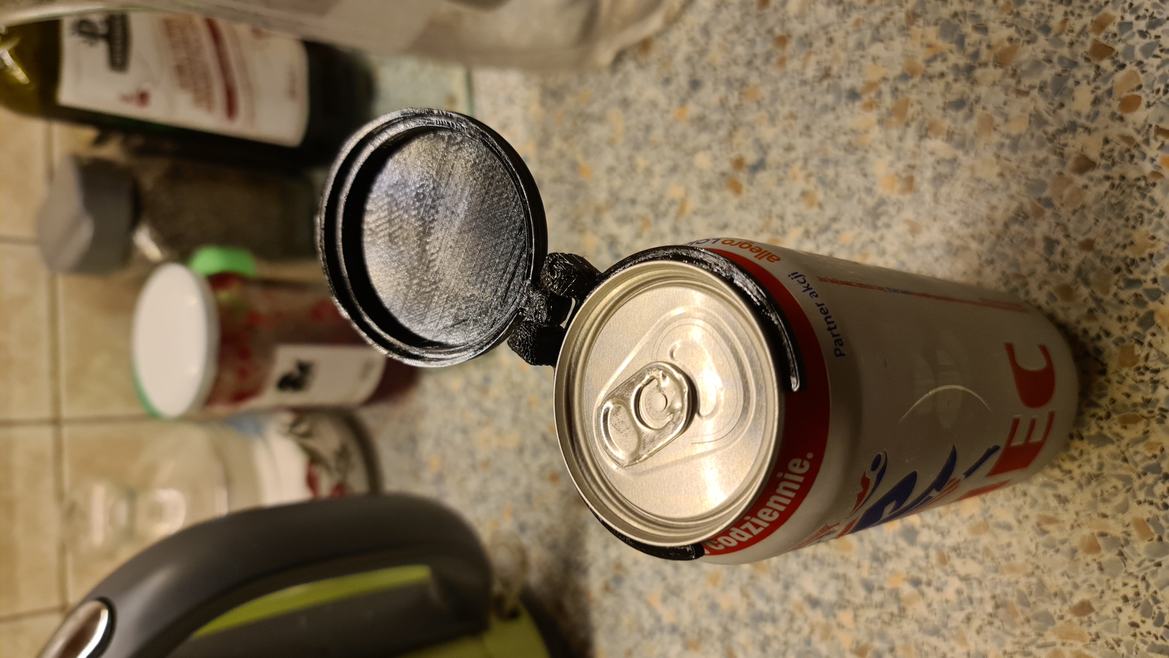 Lid for metal cans (Monster Energy Drink logo & no logo)