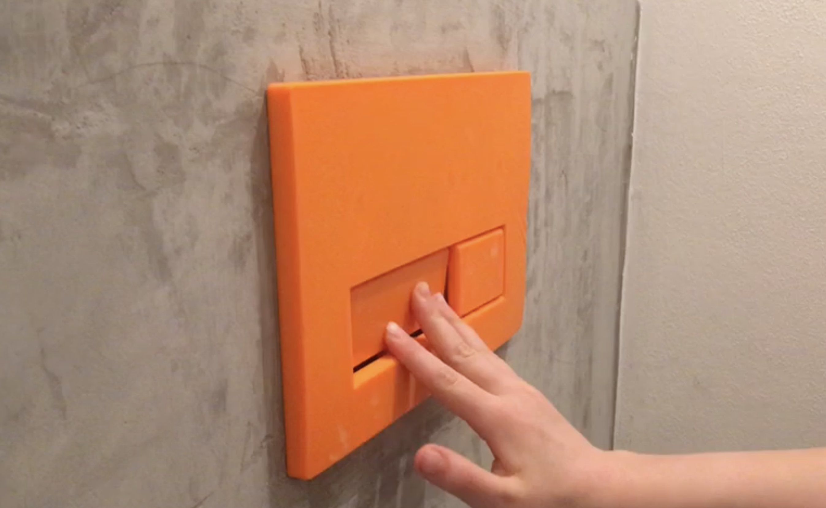 Geberit dual flush button