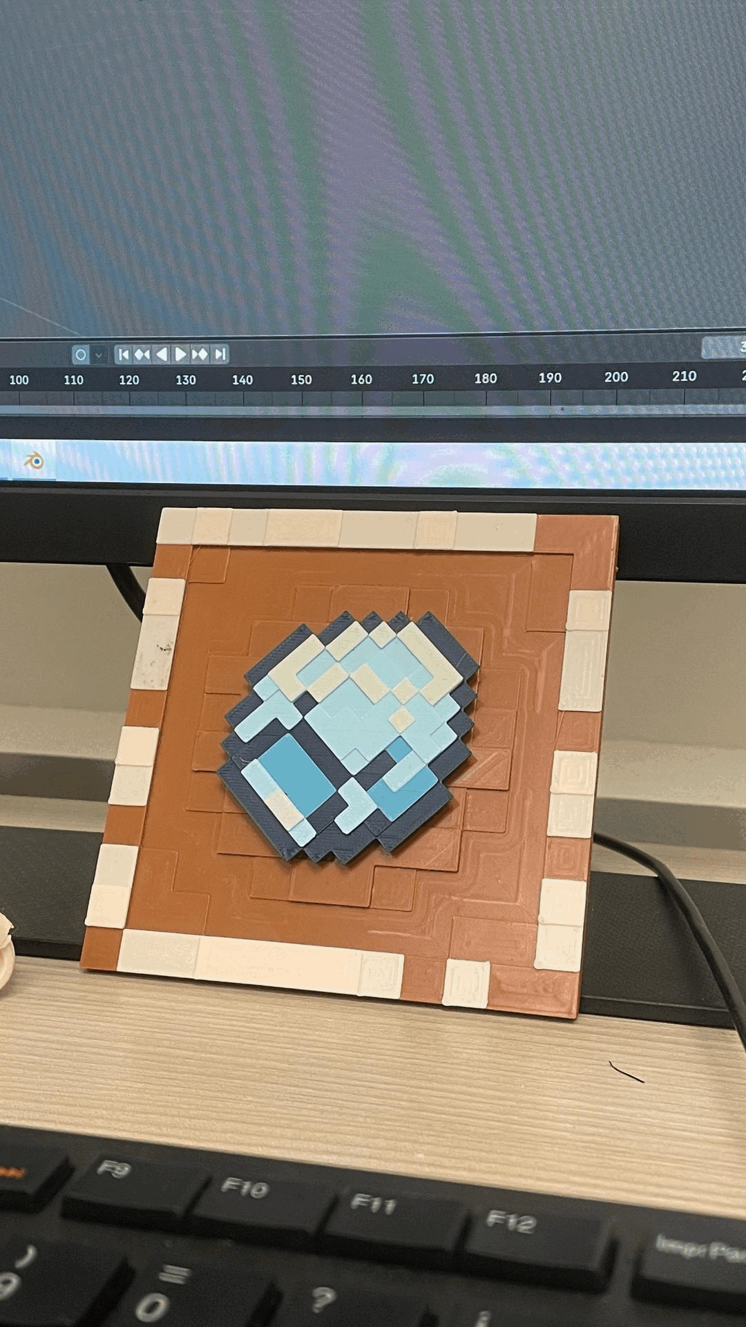 Miniatura 2 do modelo 3D Minecraft Diamond