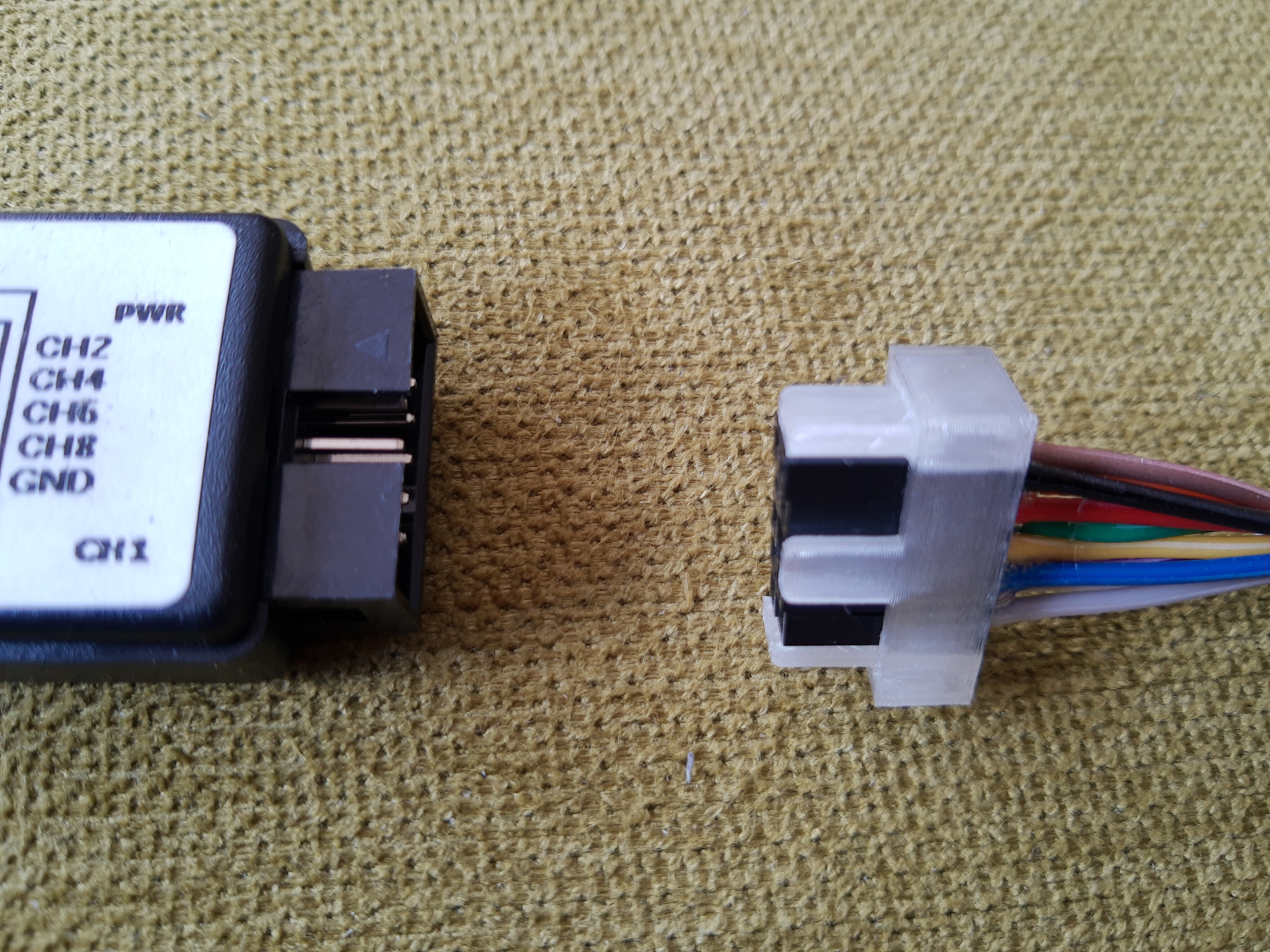 2.54mm pin uniter (2x5 pin) e.g. for logic analyzer