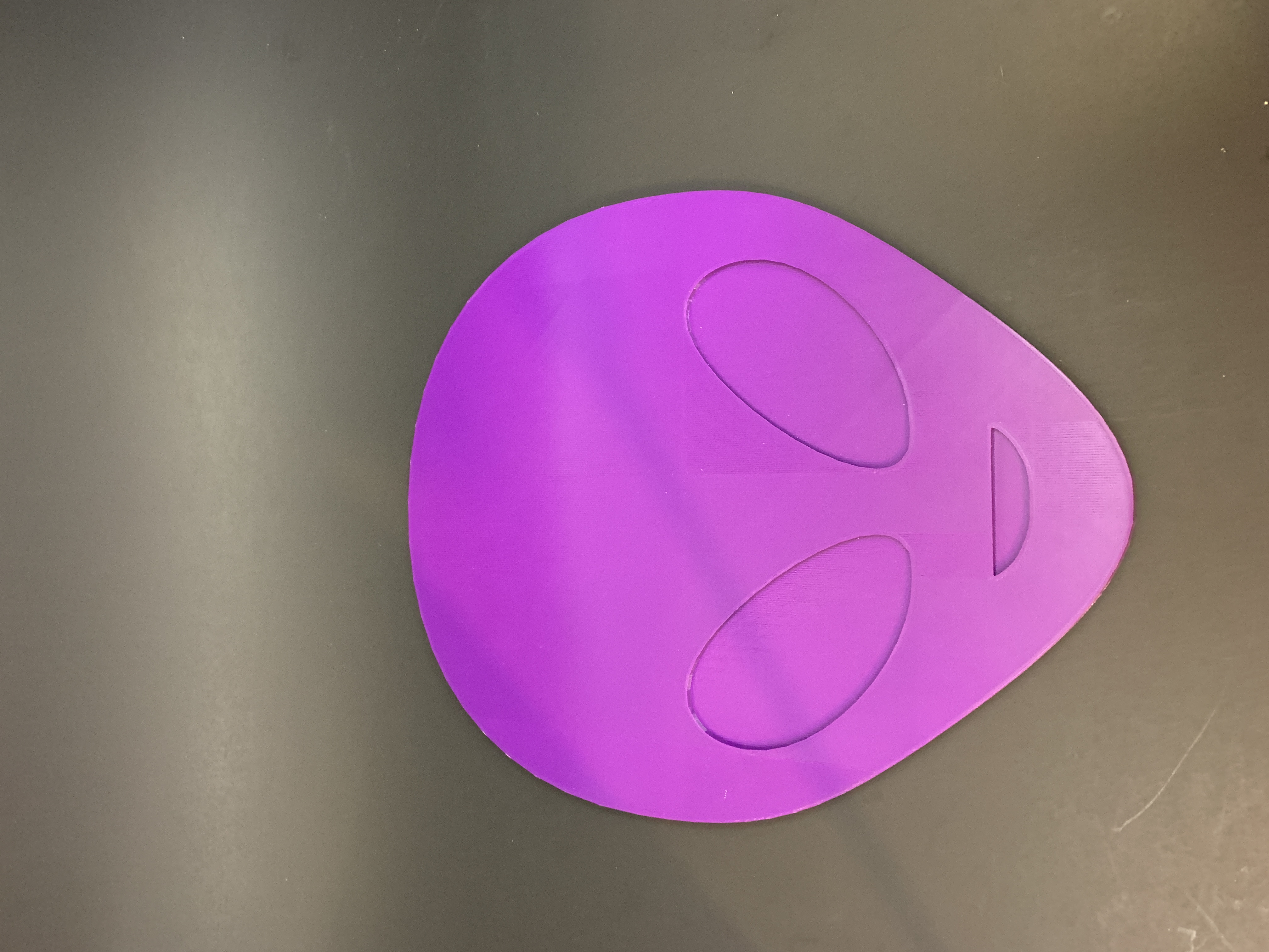 Alien Head Plaque