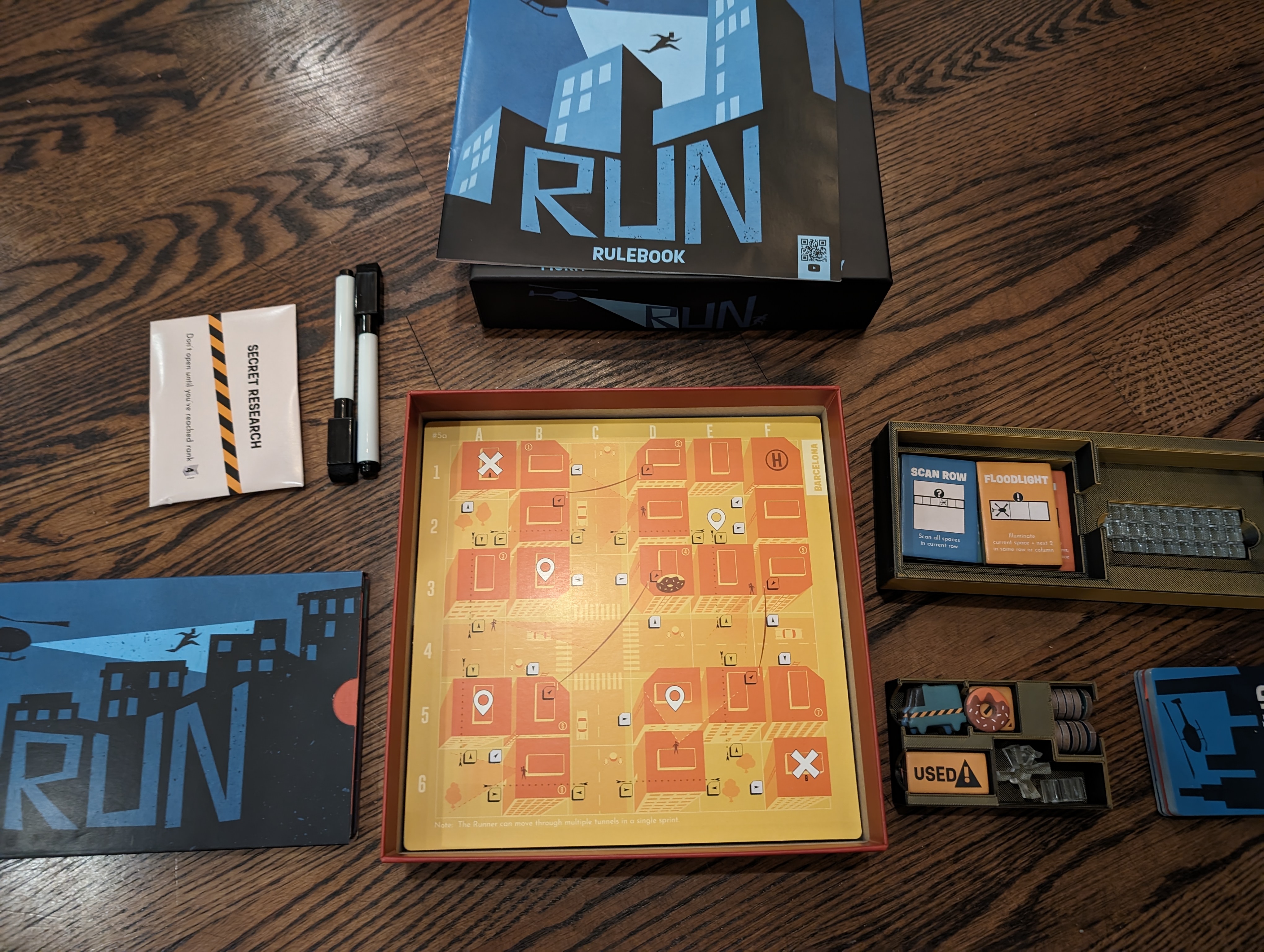 RUN Game Box Insert