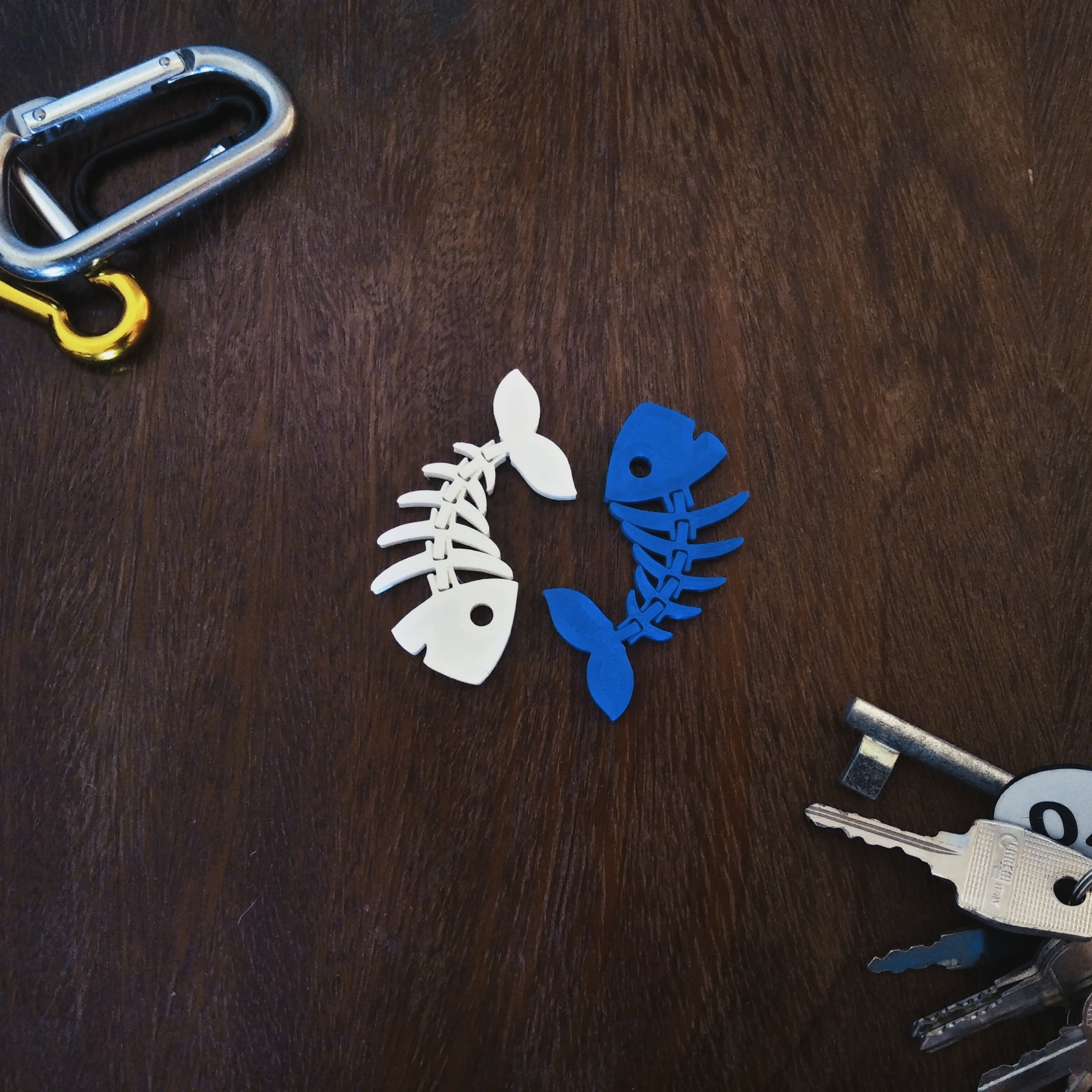 Miniatura 2 do modelo 3D CUTE FLEXI FISH - KEYCHAIN