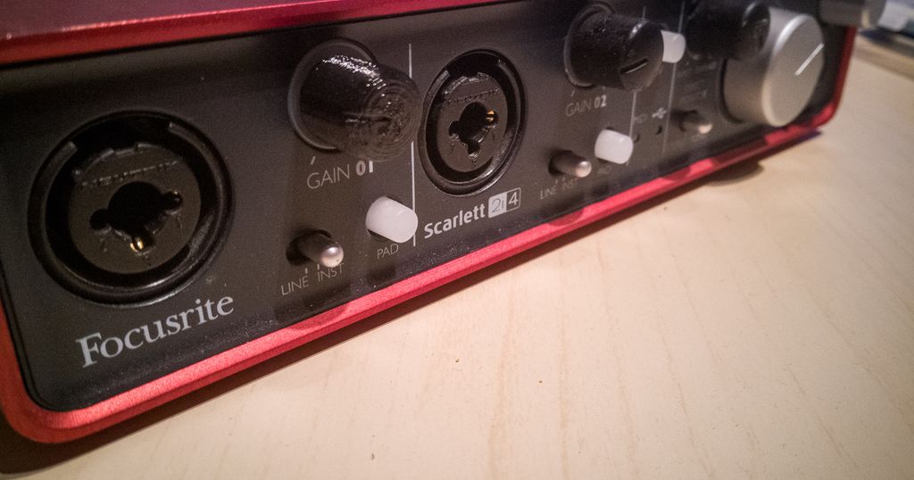 Focusrite Scarlett 2i4 Gain Knob by florian0 | Download free