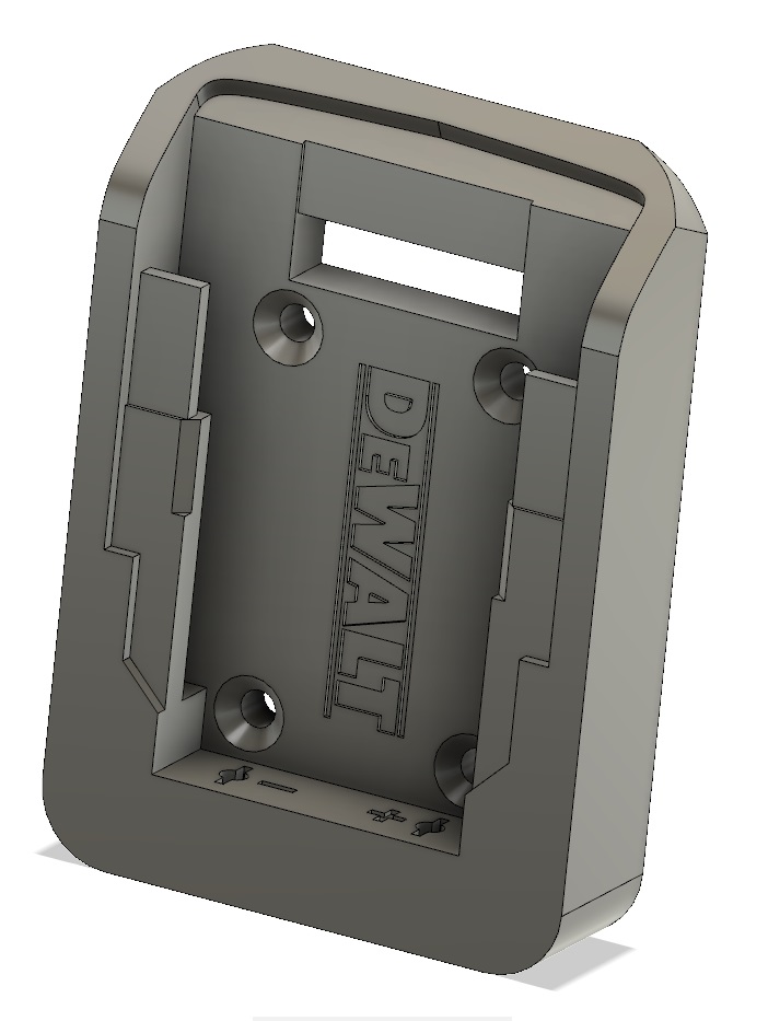Dewalt Battery Breakout Wall Mount