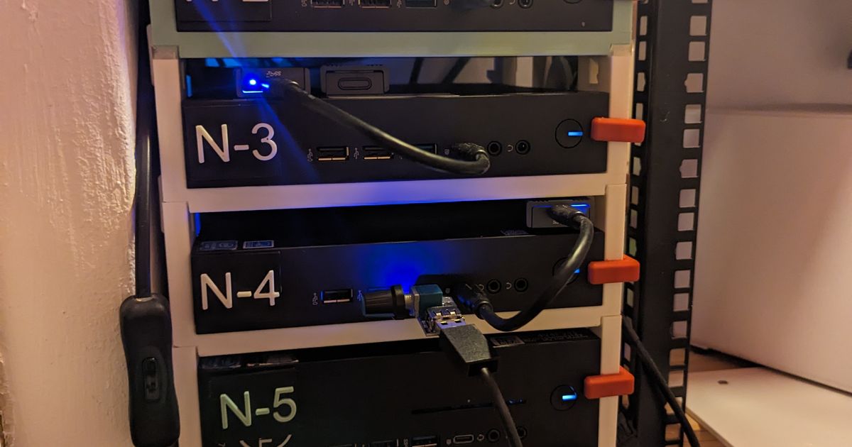Dell Home Lab ServerRack by Alex Download free STL model