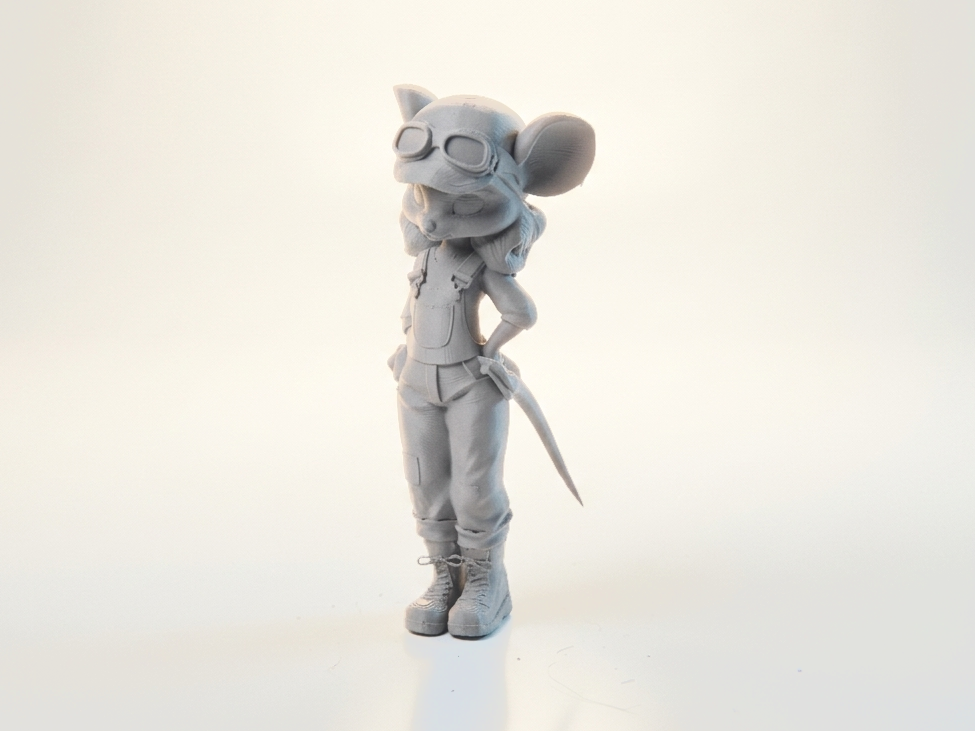 Mechanic Mouse Character Figurine 3D Printable