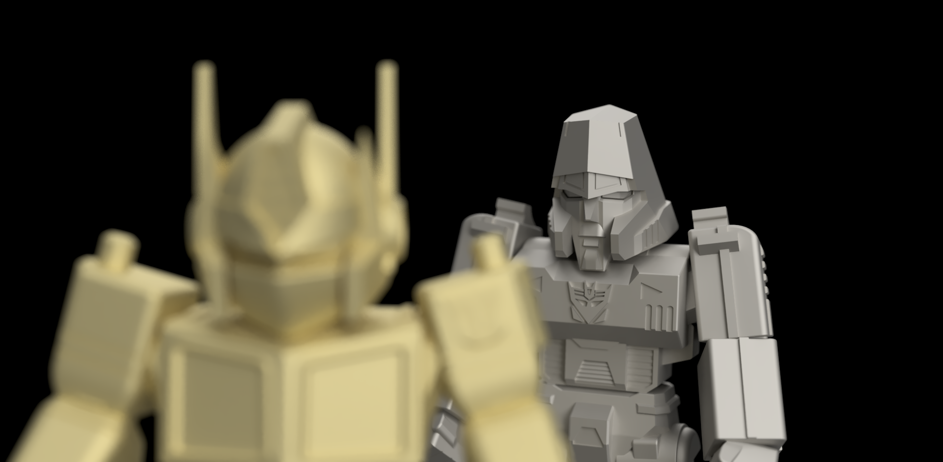 Miniatura 2 do modelo 3D Transformers Megatron Mini