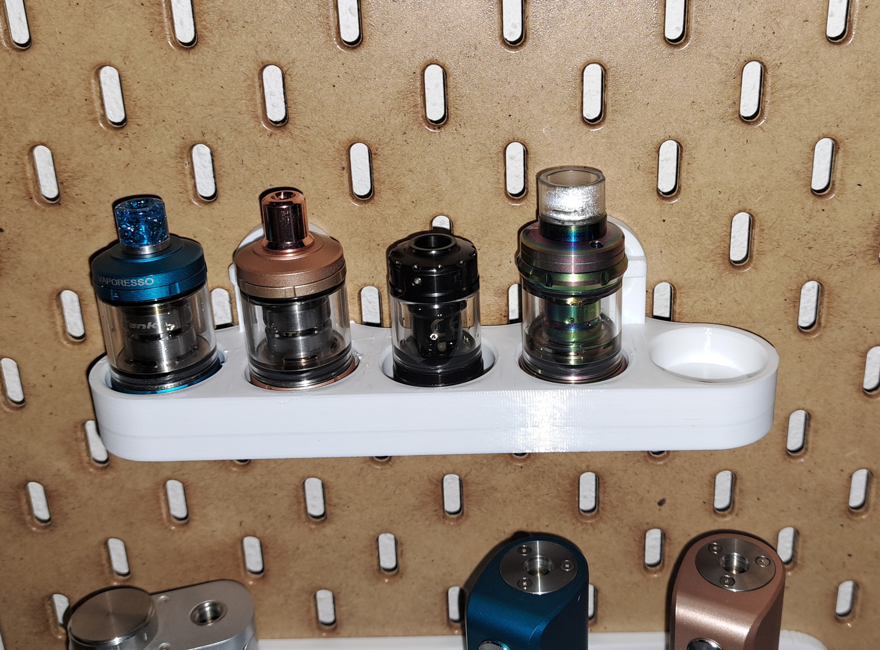 IKEA SKADIS Stand for Vaporizer / Skadis Ständer für Verdampferköpfe mit T-Clip
