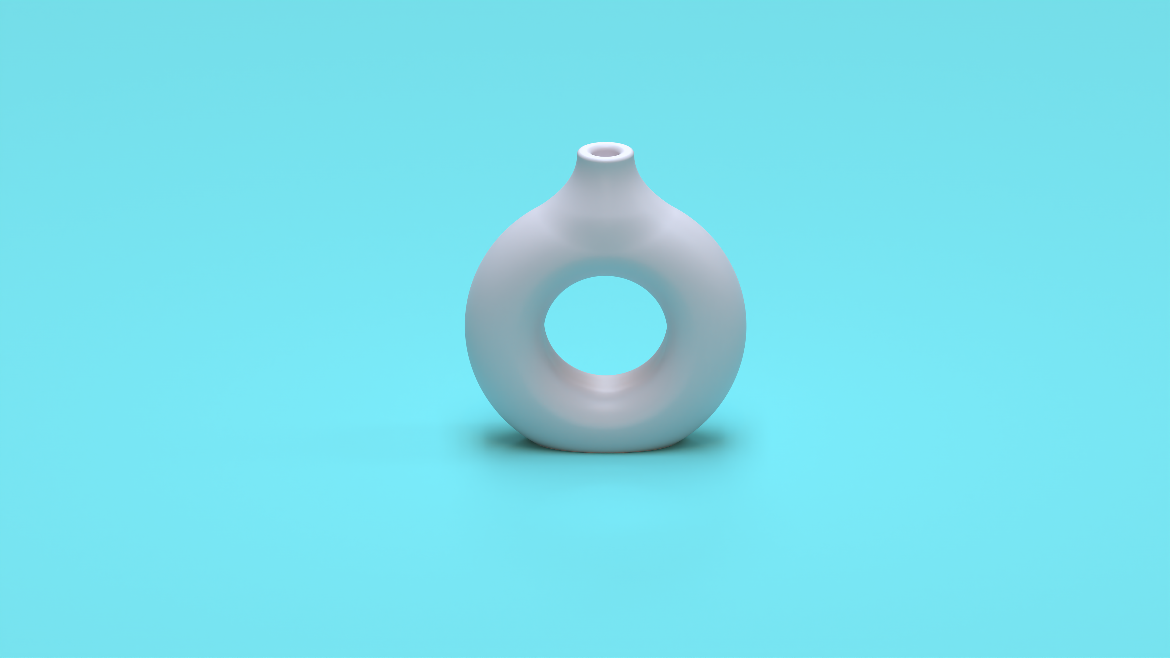 Modern Nordic Hoop Vase