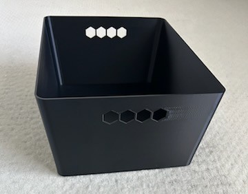 Storage bin for paper, etc.