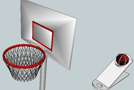Miniatura 2 do modelo 3D Desktop Basketball