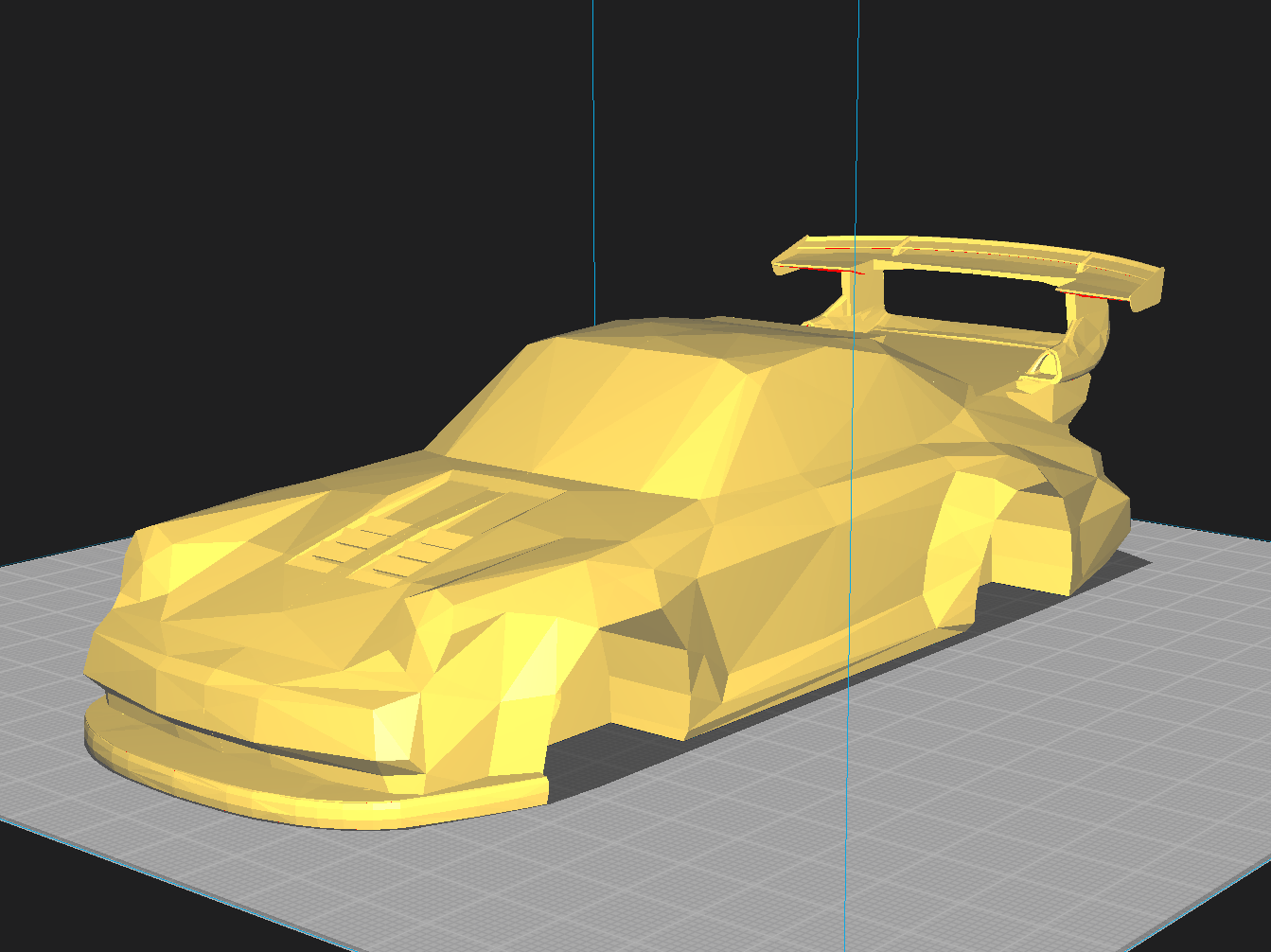 Porshce 911 RWB LOW POLY