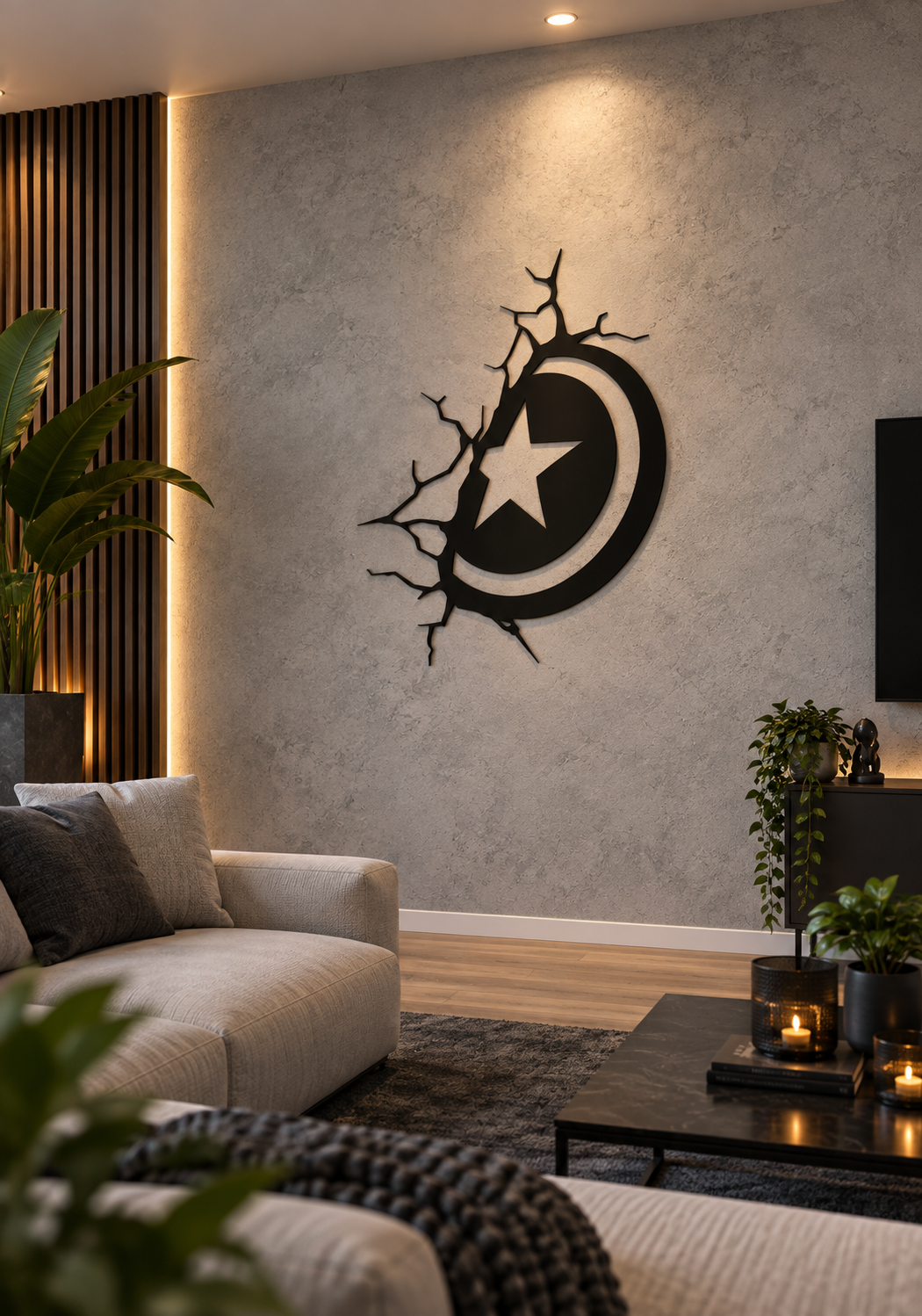 WallArt - Captain America Shield