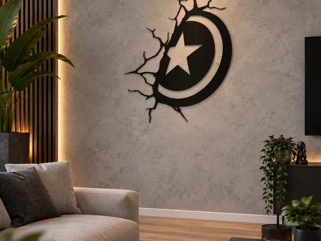 WallArt - Captain America Shield