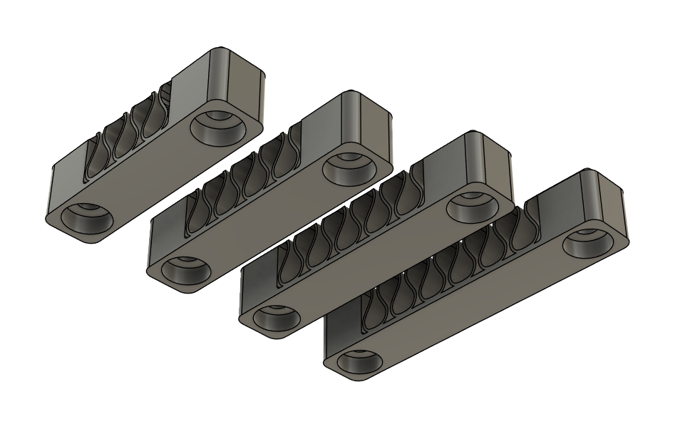 Magnetic cable holder 3D model thumbnail