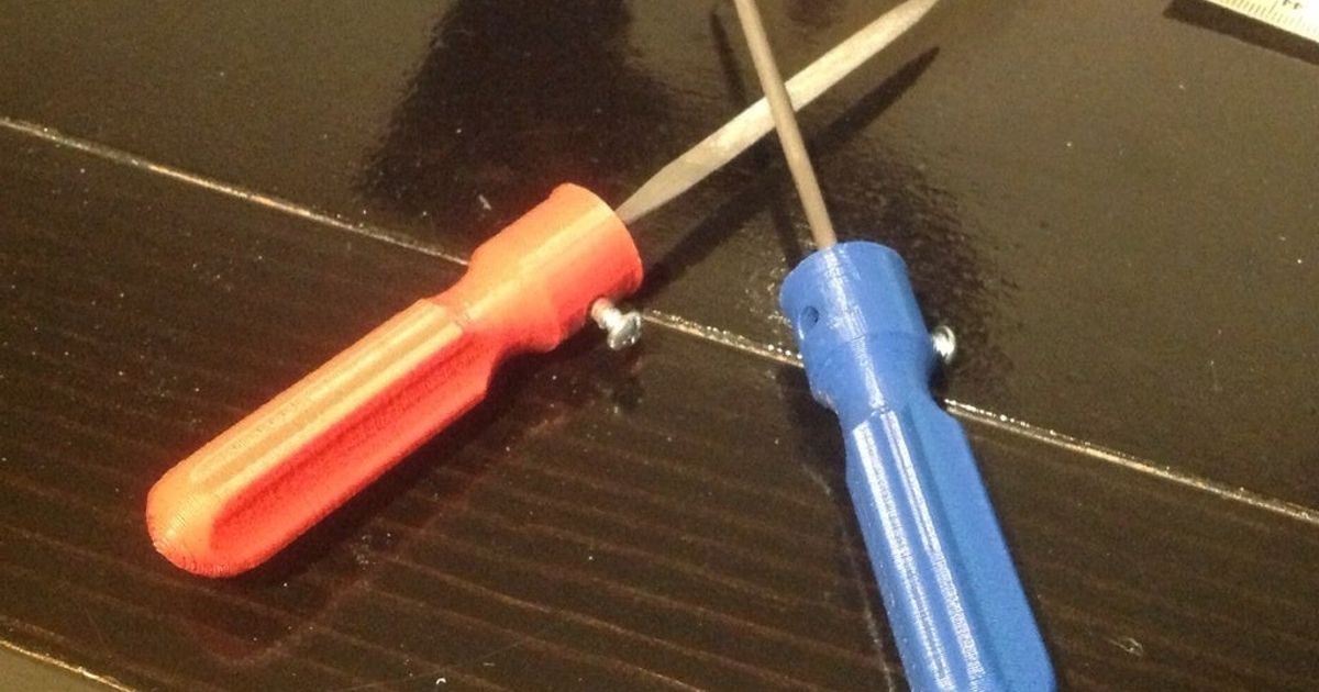 Needle File Handle by SometimesCake Download free STL model