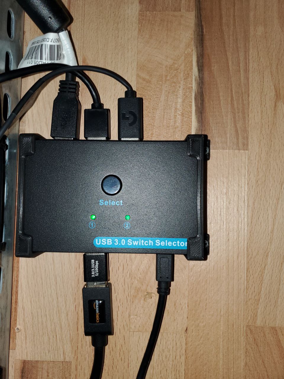 Mount for sgeyr usb 3 0 switch 2 in 4 out usb sharing switcher usb 3 0