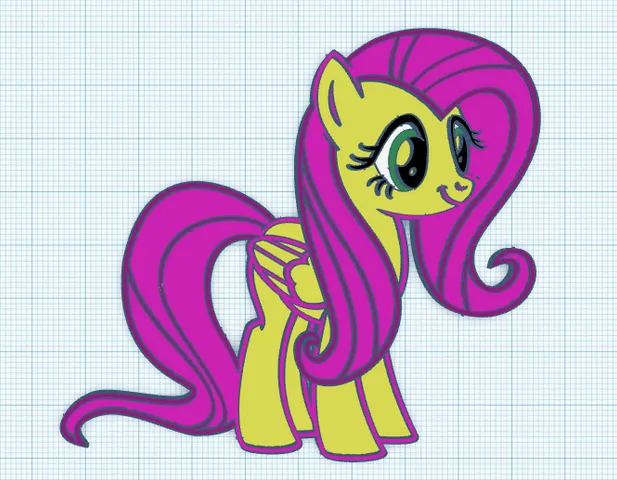 Fluttershy MultiColor Patch