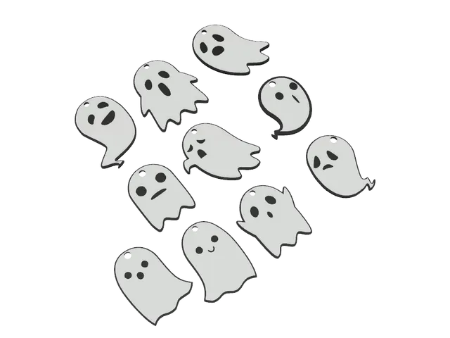 LITTLE GHOST KEYCHAIN / LLAVERO FANTASMAS